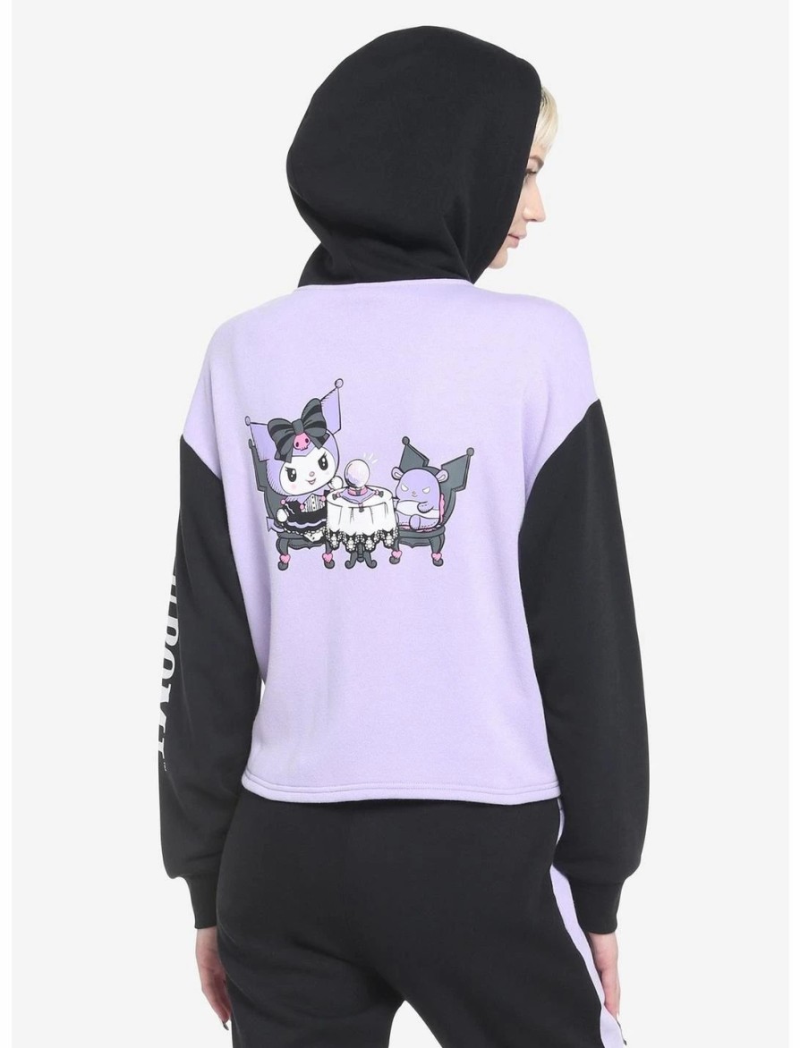 * Hoodies And Sweatshirts | Hunivers Kuromi Fortune Teller Color-Block Skimmer Hoodie