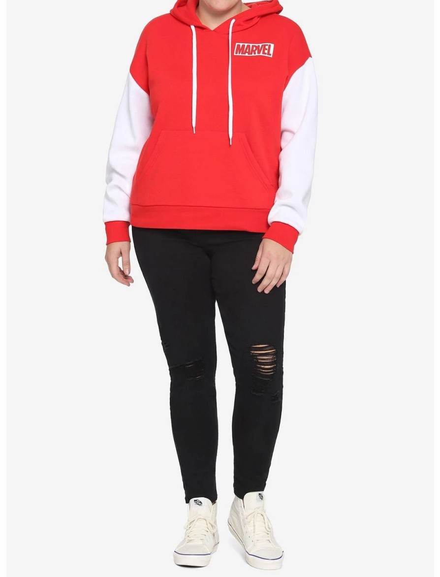 * Hoodies And Sweatshirts | Hunivers Her Universe Marvel Color-Block Hoodie Plus Size