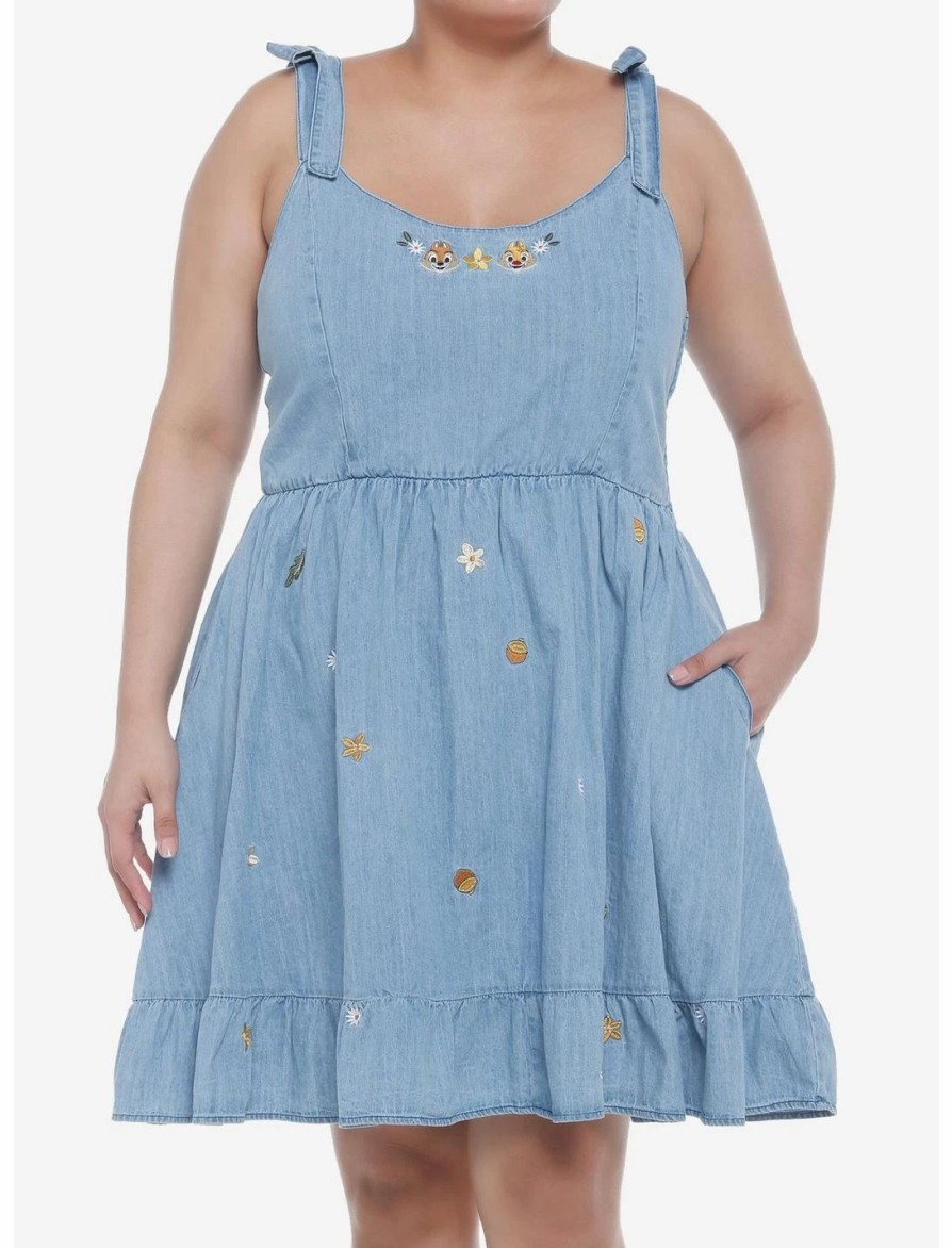 * Dresses | Hunivers Her Universe Disney Chip 'N' Dale Chambray Tie Strap Dress Plus Size