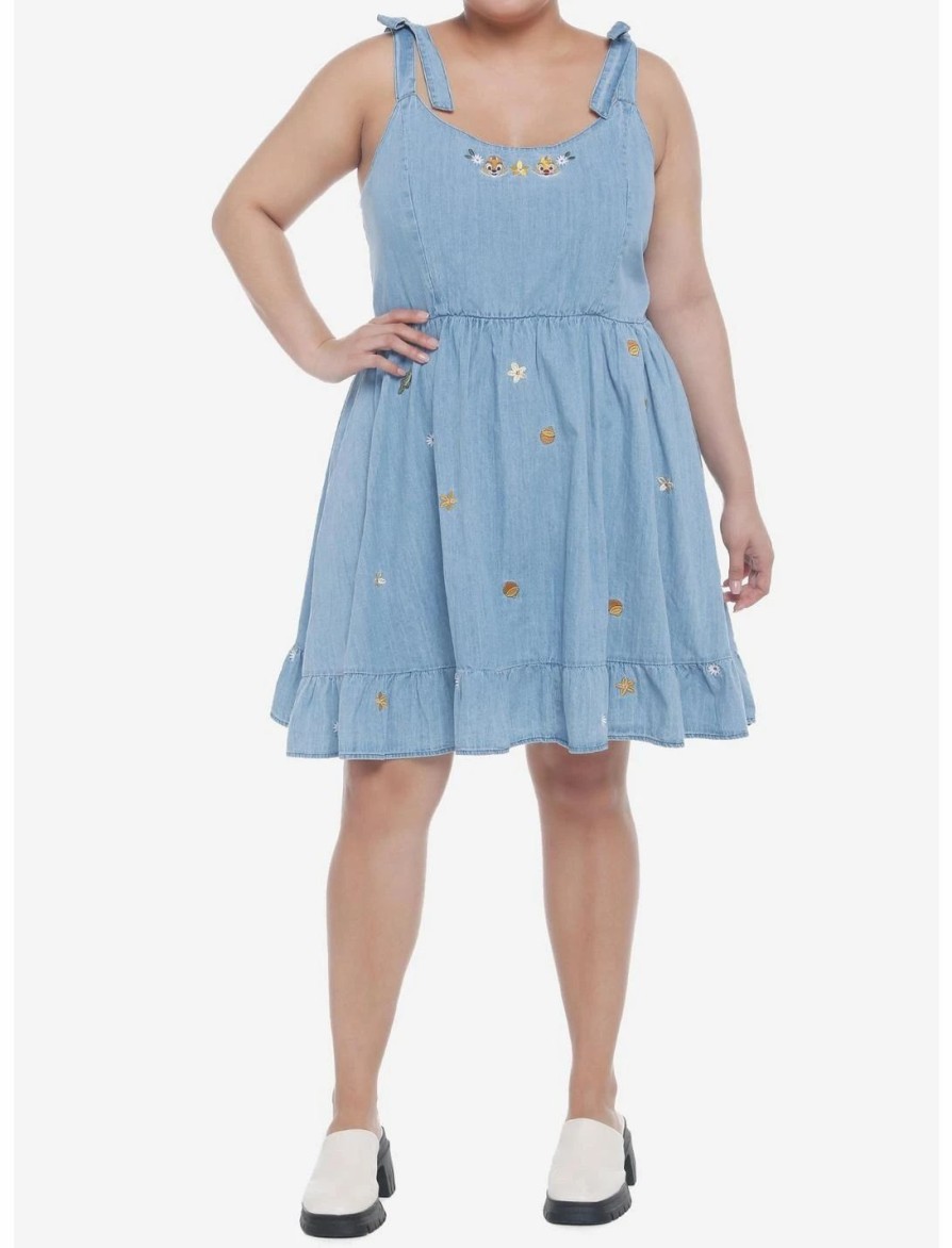 * Dresses | Hunivers Her Universe Disney Chip 'N' Dale Chambray Tie Strap Dress Plus Size