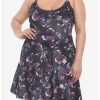 * Dresses | Hunivers Dark Rose Velvet Cami Dress Plus Size