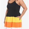 * Dresses | Hunivers Candy Corn Tiered Dress Plus Size