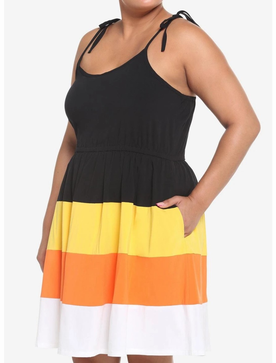 * Dresses | Hunivers Candy Corn Tiered Dress Plus Size