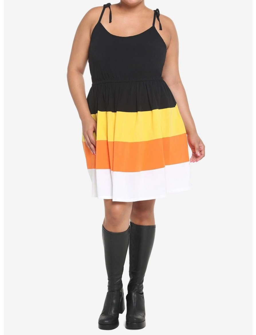 * Dresses | Hunivers Candy Corn Tiered Dress Plus Size