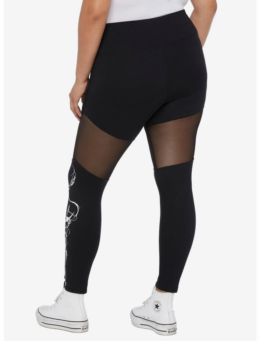 * Bottoms | Hunivers Harry Potter Patronus Spell Mesh Leggings Plus Size