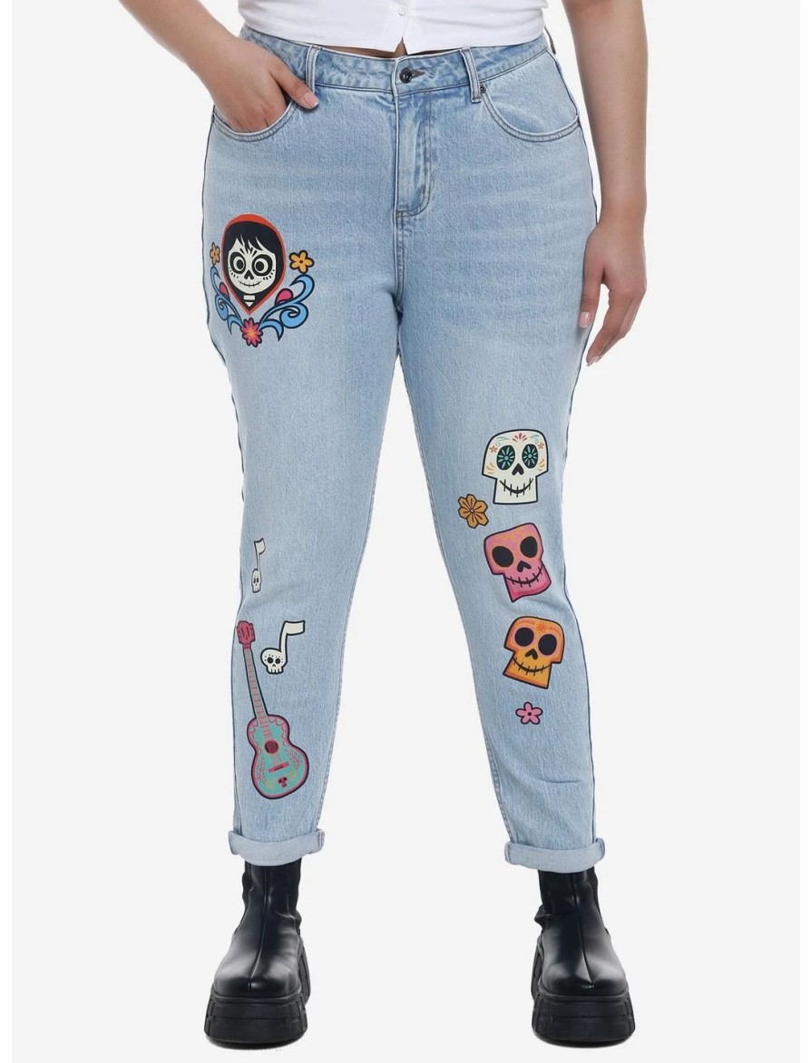 * Bottoms | Hunivers Disney Pixar Coco Mom Jeans Plus Size