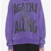 * Hoodies And Sweatshirts | Hunivers Her Universe Marvel Wandavision Agatha All Along Mineral Wash Sweatshirt