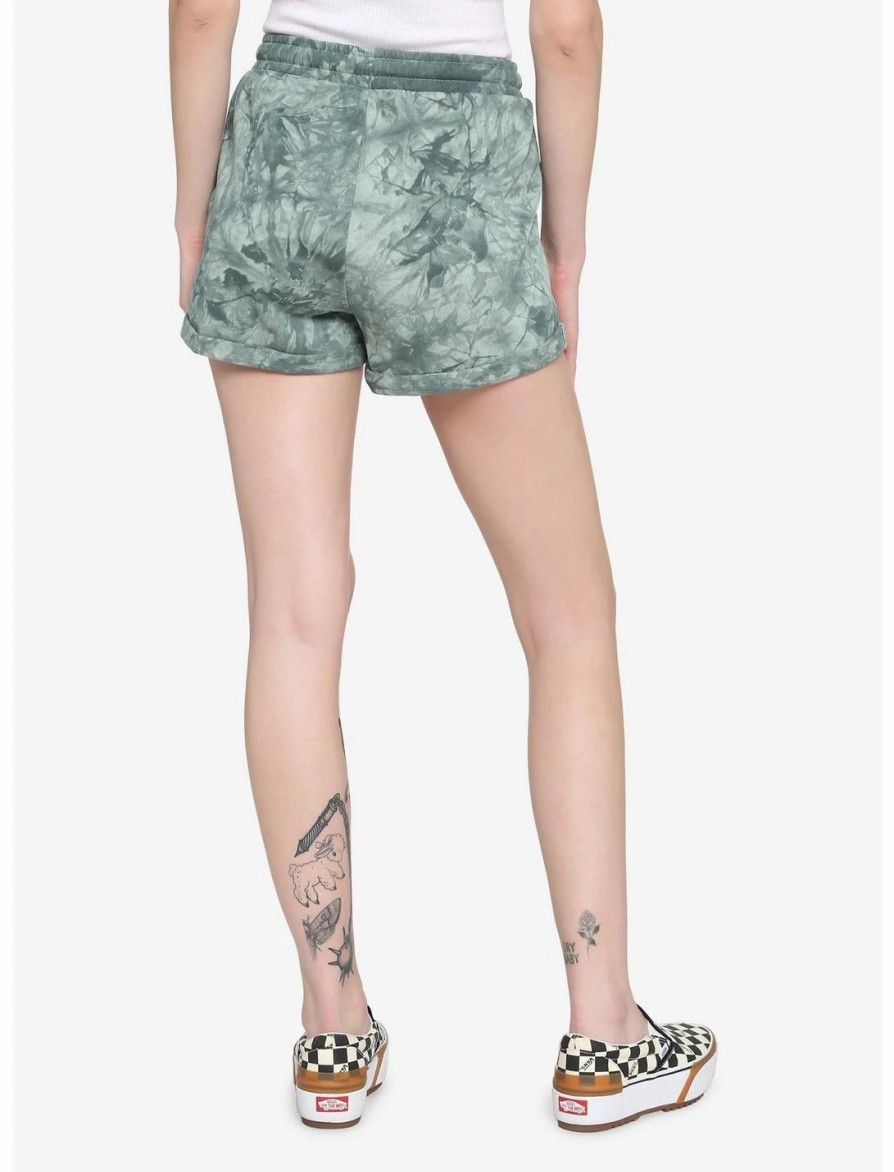 * Bottoms | Hunivers Her Universe Disney Tinker Bell Green Tie-Dye Soft Shorts