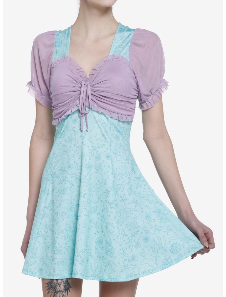 * Dresses | Hunivers Her Universe Disney The Little Mermaid Lace-Up Sweetheart Dress