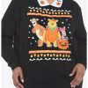 * Hoodies And Sweatshirts | Hunivers Her Universe Disney Halloween Winnie The Pooh & Friends Collared Sweatshirt Plus Size