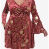 * Dresses | Hunivers Harry Potter Marauder'S Map Velvet Dress Plus Size