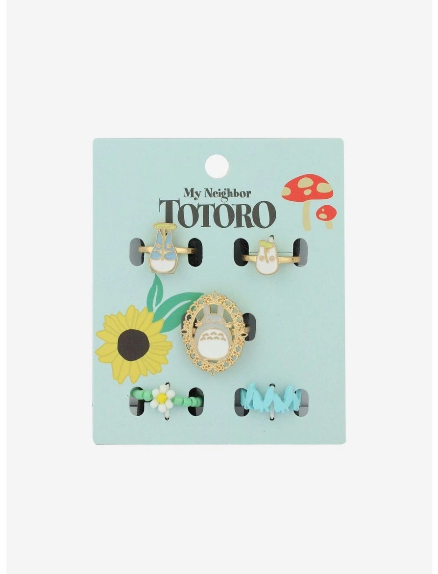 * Jewelry | Hunivers Studio Ghibli My Neighbor Totoro Forest Friends Ring Set