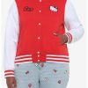 * Outerwear | Hunivers Hello Kitty Varsity Jacket Plus Size