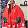 * Outerwear | Hunivers Her Universe Disney Holiday Mickey Mouse Hooded Cape