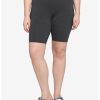 * Bottoms | Hunivers Charcoal Grey 10 Inch Inseam Bike Shorts Plus Size