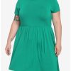 * Dresses | Hunivers Green Skater Dress Plus Size