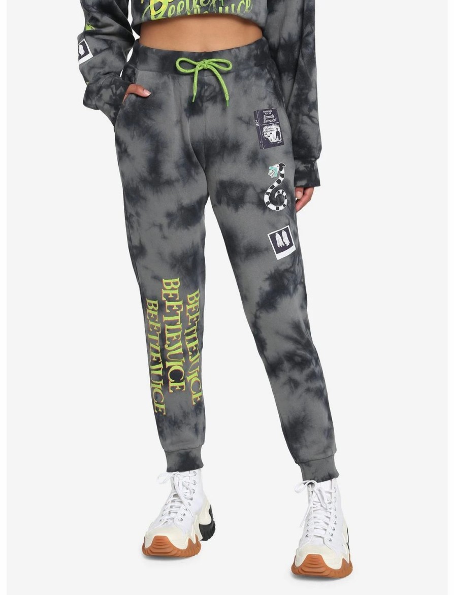 * Bottoms | Hunivers Beetlejuice Icons Tie-Dye Sweatpants