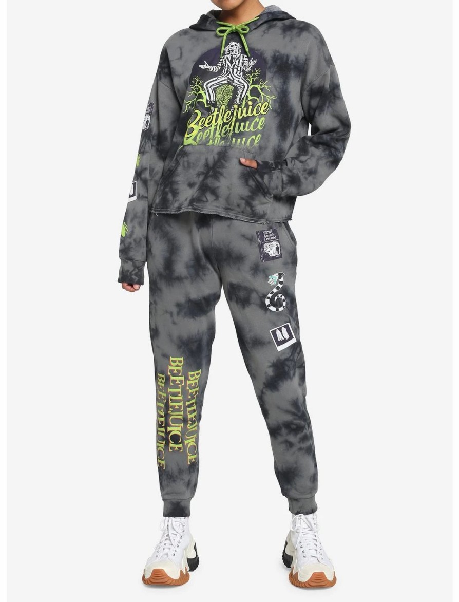 * Bottoms | Hunivers Beetlejuice Icons Tie-Dye Sweatpants