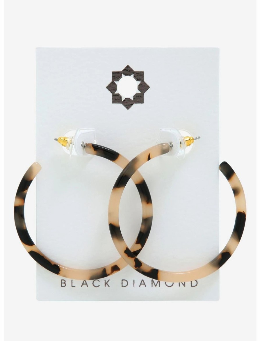 * Jewelry | Null Tortoise Shell Hoop Earrings