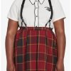 * Bottoms | Hunivers Harry Potter Gryffindor Pleated Suspender Skirt Plus Size