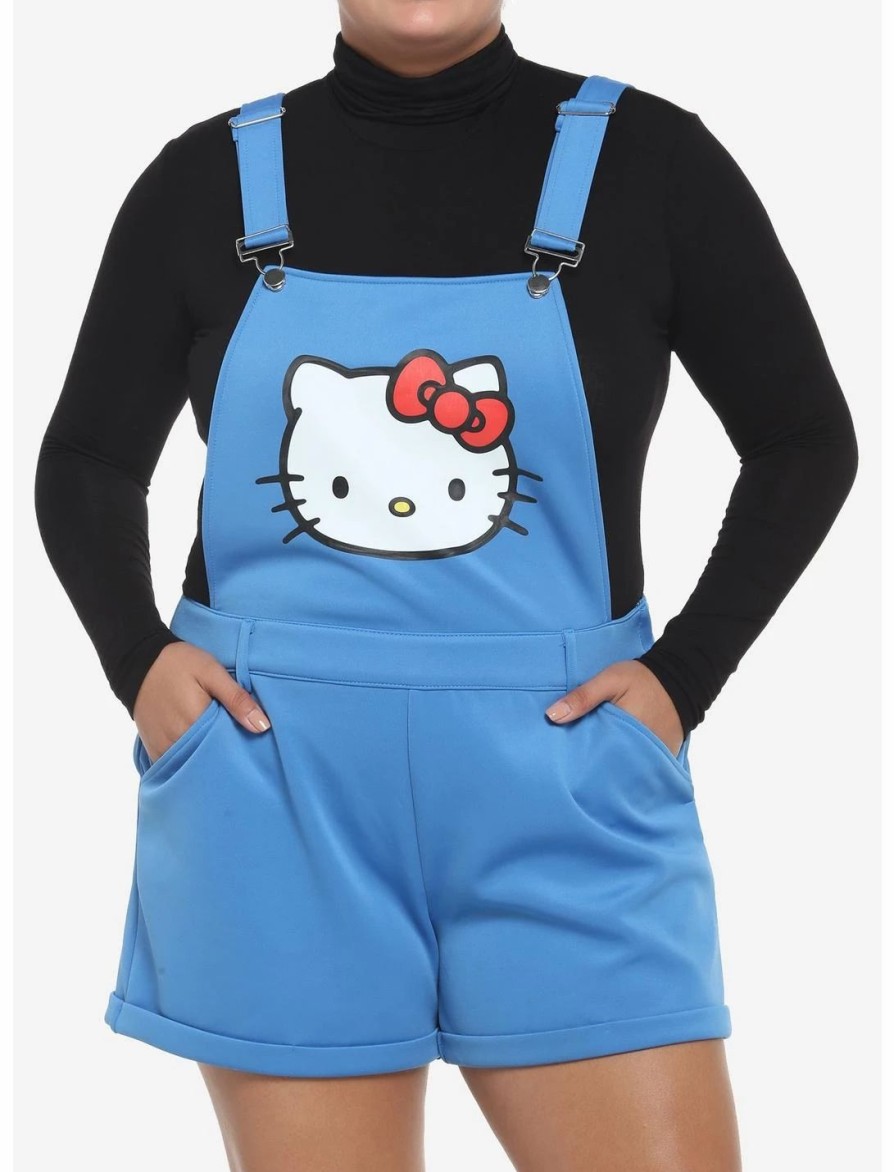 * Bottoms | Hunivers Hello Kitty Blue Shortalls Plus Size