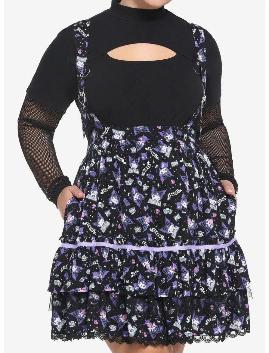 * Bottoms | Hunivers Kuromi Fortune Teller Tiered Suspender Skirt Plus Size