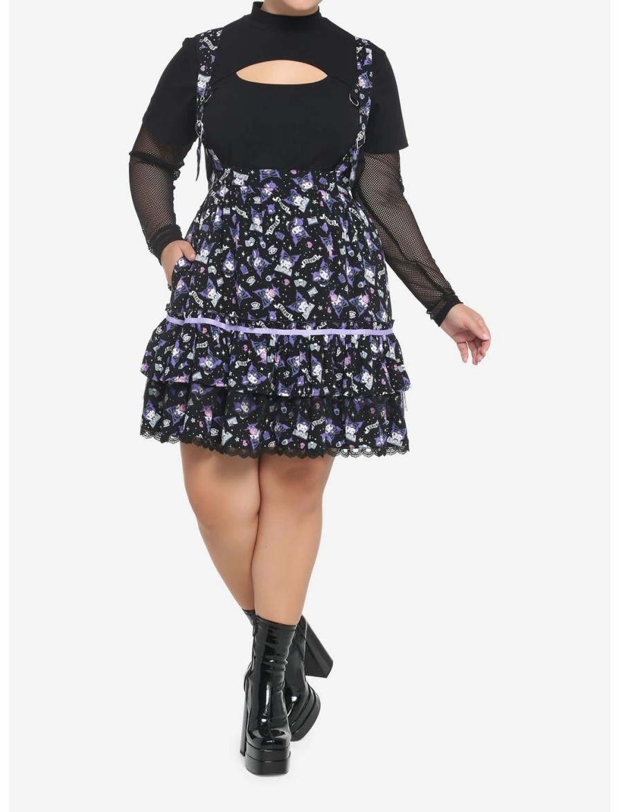 * Bottoms | Hunivers Kuromi Fortune Teller Tiered Suspender Skirt Plus Size