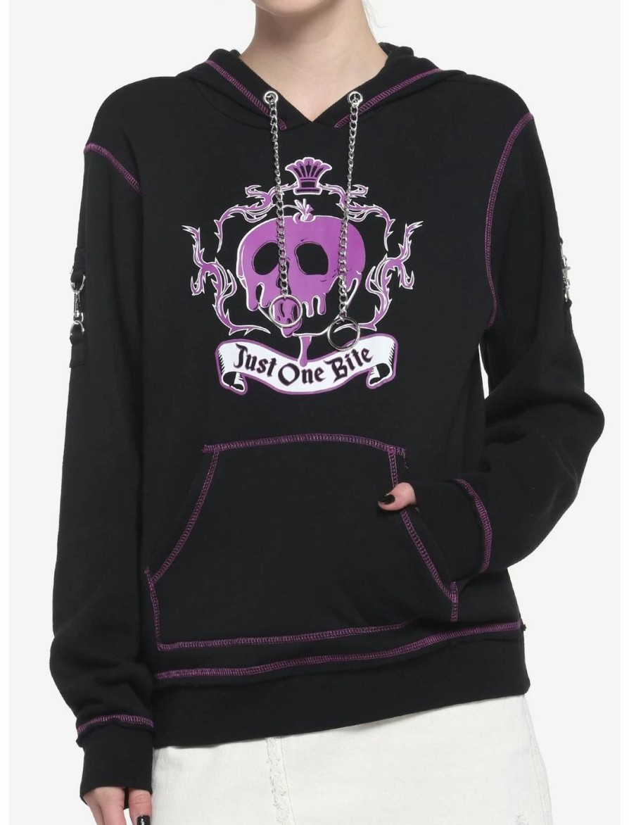 * Hoodies And Sweatshirts | Hunivers Disney Villains Snow White And The Seven Dwarfs Just One Bite Hoodie