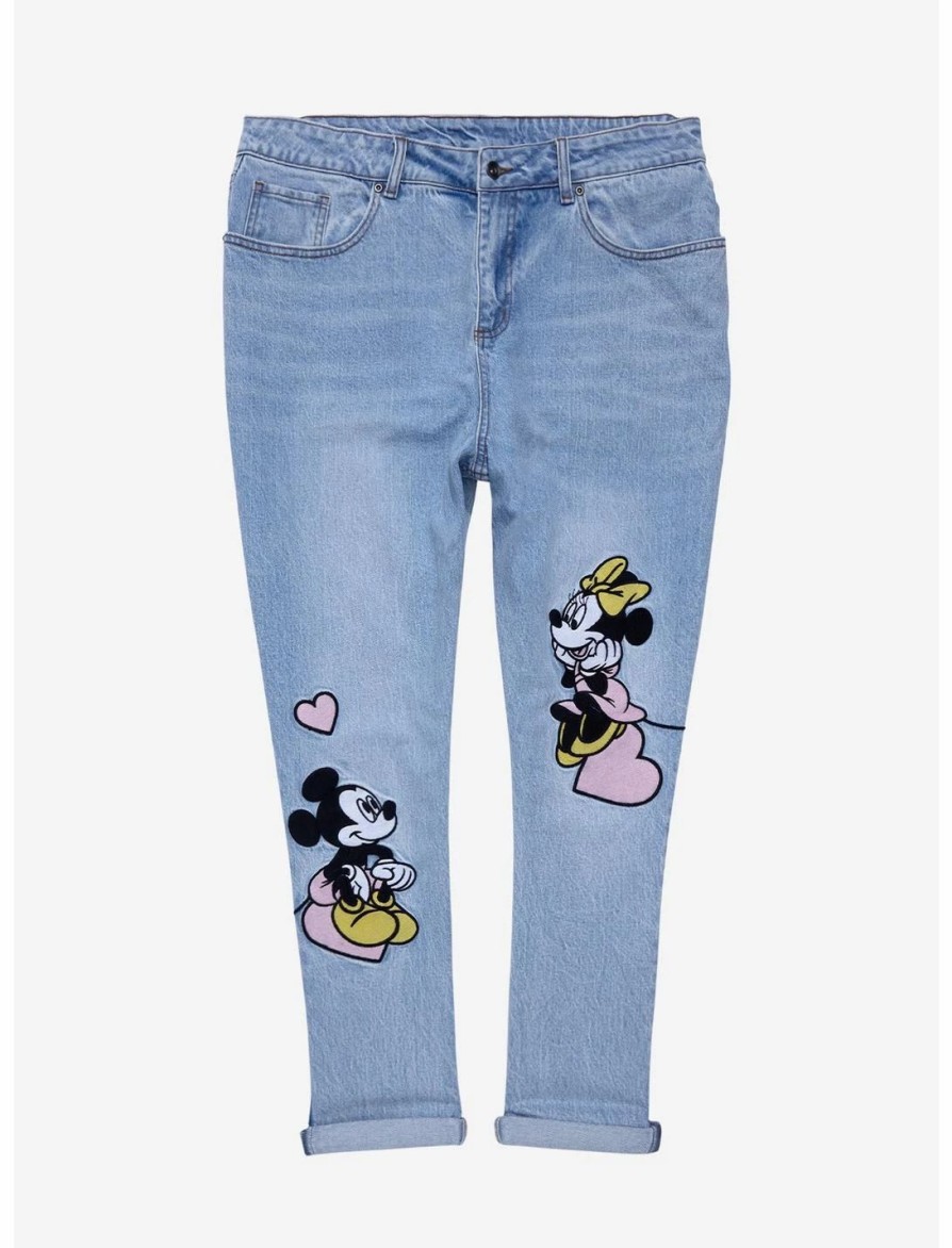 * Bottoms | Hunivers Her Universe Disney Mickey Mouse & Minnie Mouse Mom Jeans Plus Size