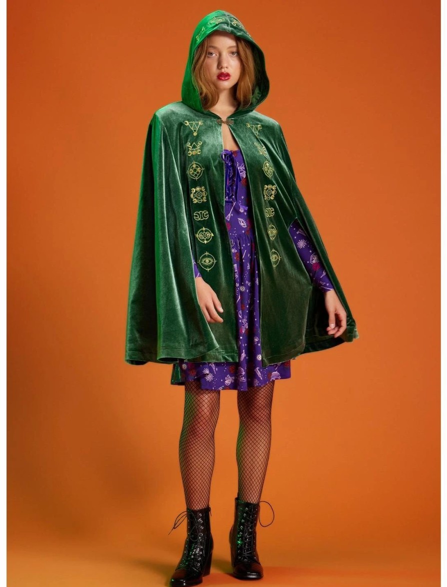 * Outerwear | Hunivers Her Universe Disney Hocus Pocus Winifred Velvet Hooded Cape