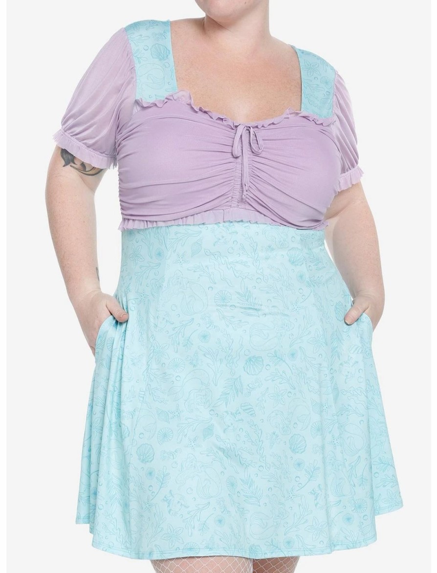 * Dresses | Hunivers Her Universe Disney The Little Mermaid Lace-Up Sweetheart Dress Plus Size