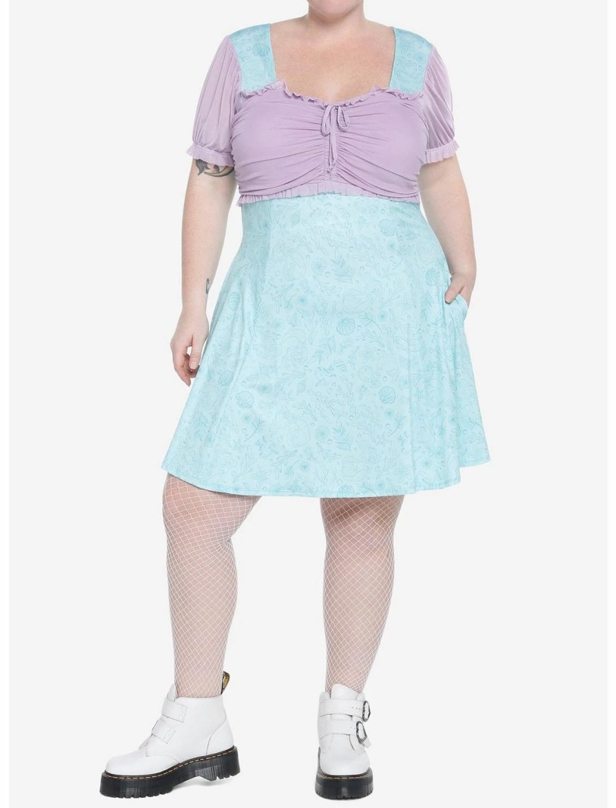 * Dresses | Hunivers Her Universe Disney The Little Mermaid Lace-Up Sweetheart Dress Plus Size