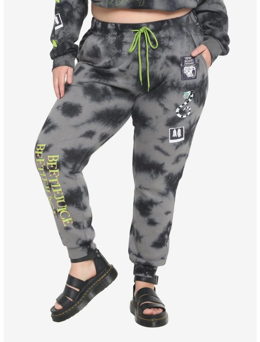 * Bottoms | Hunivers Beetlejuice Icons Tie-Dye Sweatpants Plus Size