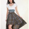 * Dresses | Hunivers Her Universe Outlander Tartan Lace-Up Hi-Low Dress