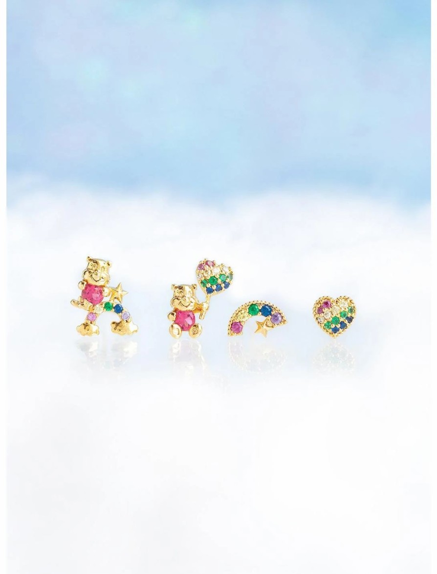 * Jewelry | Girlscrew Care Bears X Girls Crew Rainbow Mismatch Earring Set