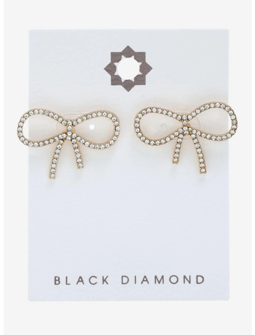 * Jewelry | Null Bejeweled Bow Stud Earrings