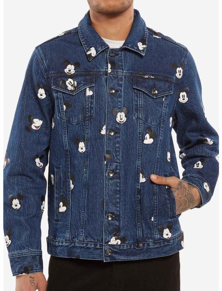 * Outerwear | Ourunvrs Our Universe Disney Mickey Mouse Denim Jacket