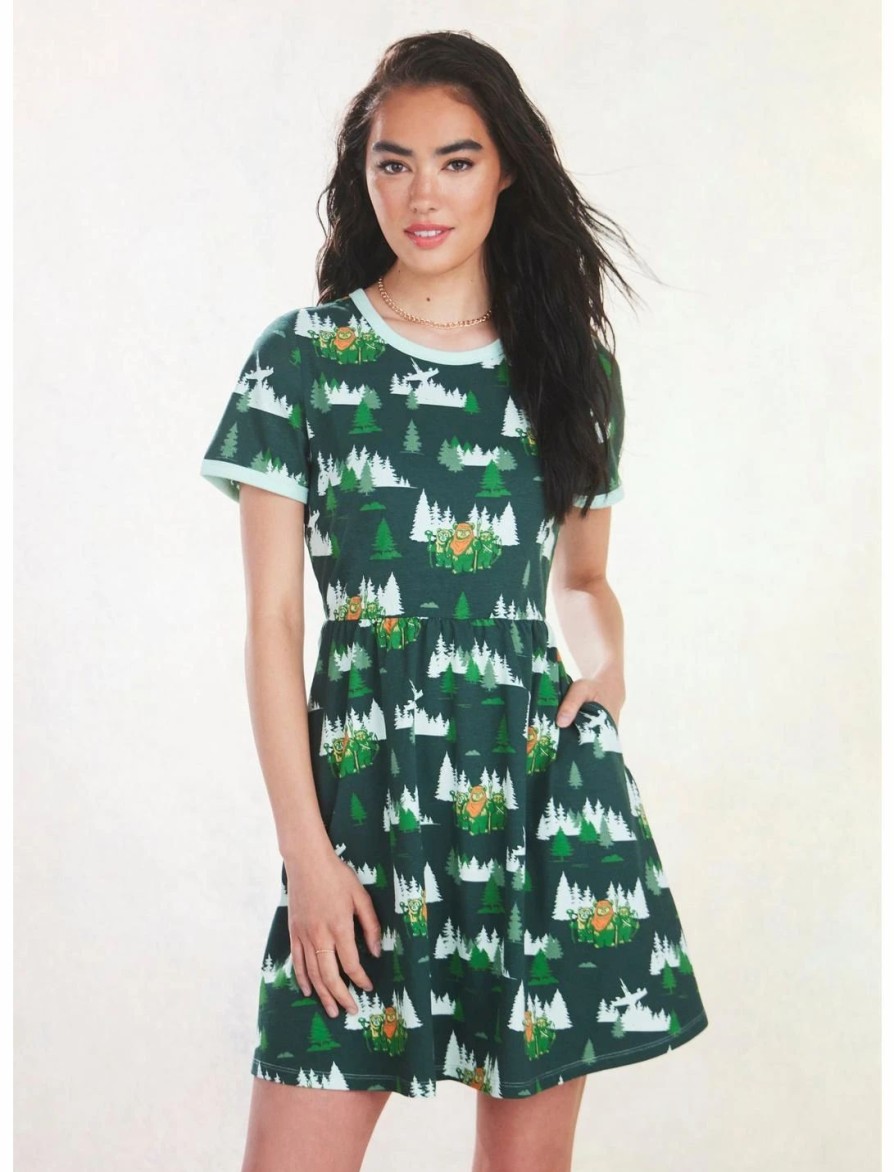 * Dresses | Hunivers Her Universe Star Wars Endor Ewok Ringer Dress