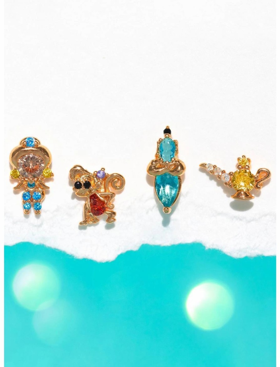 * Jewelry | Girlscrew Disney X Girls Crew Aladdin Jasmine & Friends Mismatch Earring Set