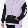 * Hoodies And Sweatshirts | Hunivers Kuromi Fortune Teller Color-Block Skimmer Hoodie Plus Size