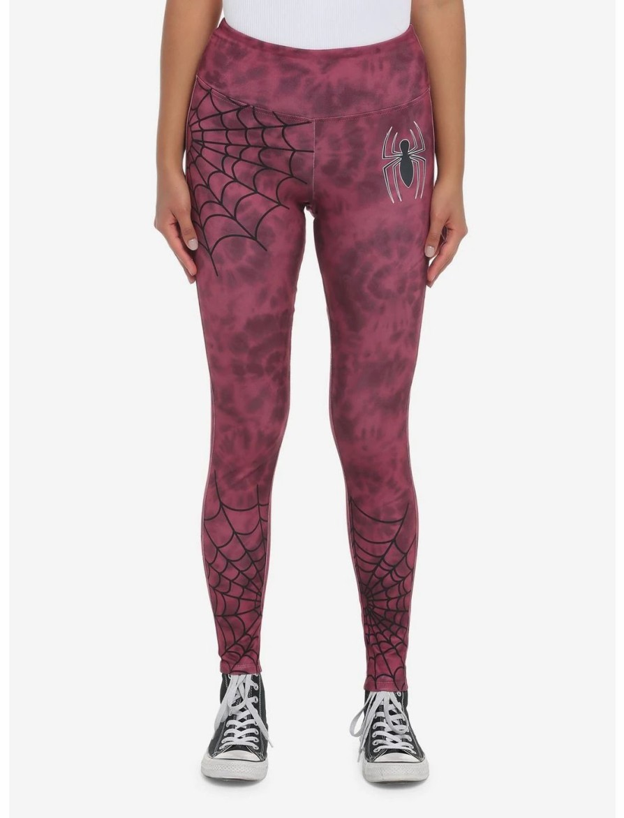 * Bottoms | Hunivers Her Universe Marvel Spider-Man Logo Tie-Dye Leggings