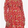 * Dresses | Hunivers Disney Winnie The Pooh Floral Long-Sleeve Dress Plus Size