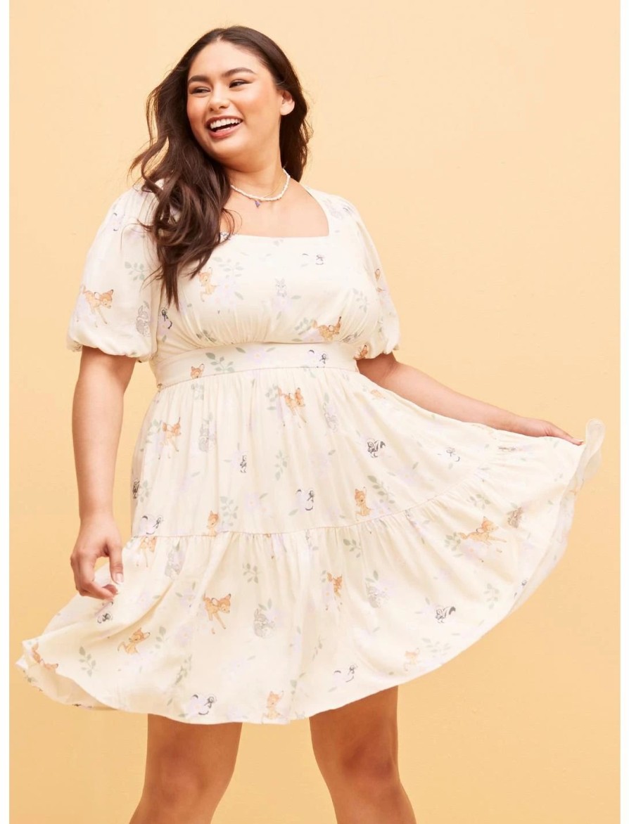 * Dresses | Hunivers Her Universe Disney Bambi Floral Sweetheart Tiered Dress Plus Size