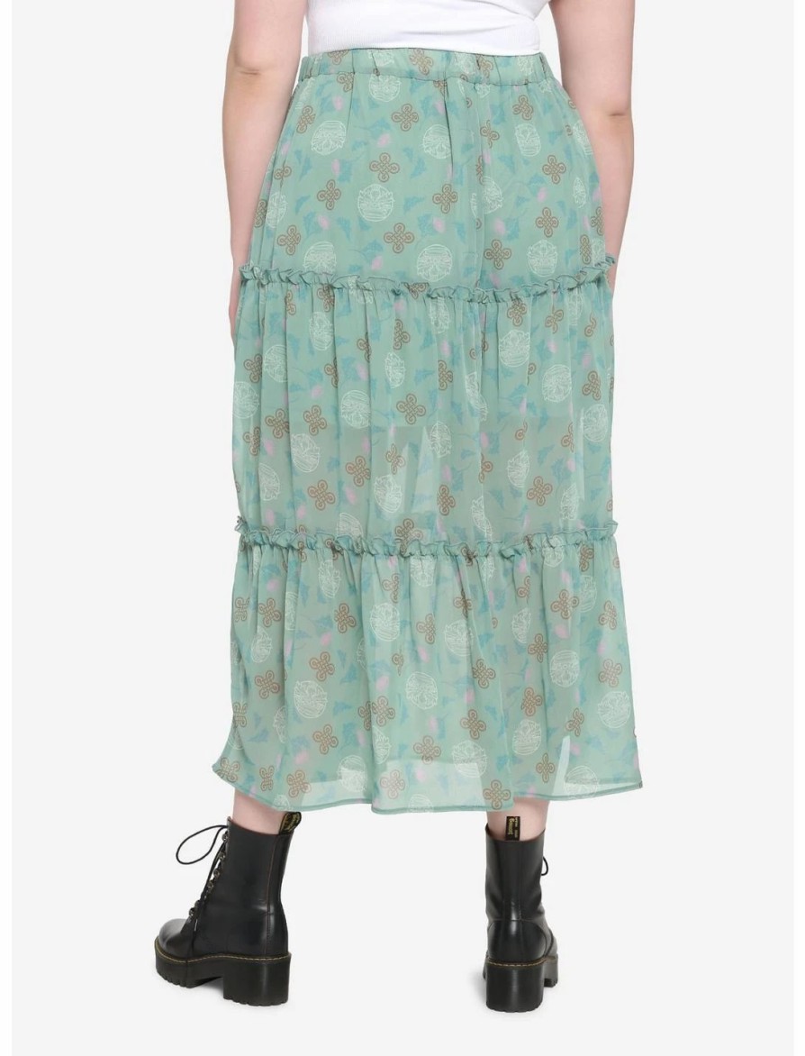 * Dresses | Hunivers Outlander Tiered Midi Skirt Plus Size