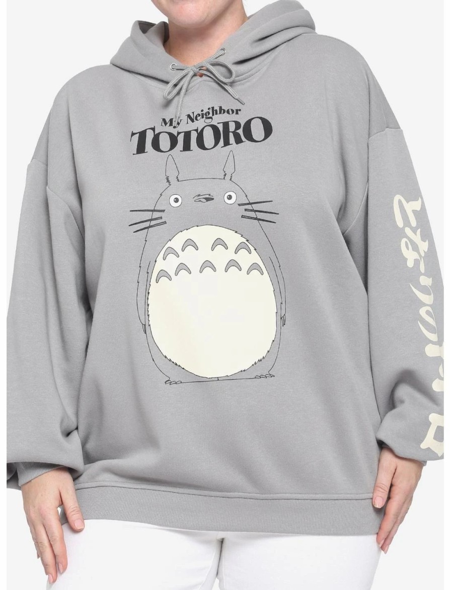 * Hoodies And Sweatshirts | Hunivers Her Universe My Neighbor Totoro Logo Hoodie Plus Size