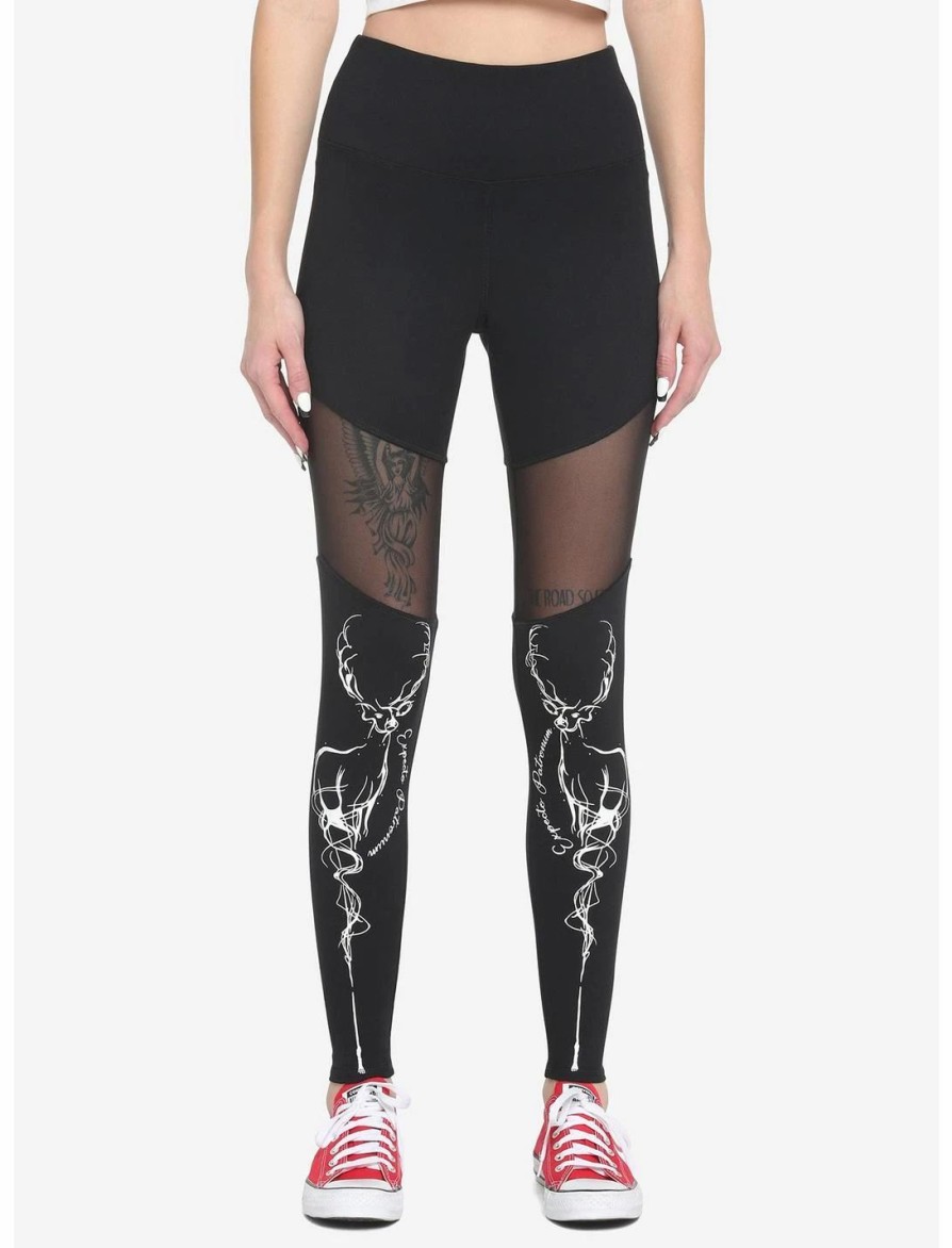 * Bottoms | Hunivers Harry Potter Patronus Spell Mesh Leggings