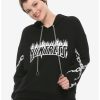 * Hoodies And Sweatshirts | Hunivers Her Universe Dc Comics Birds Of Prey Huntress Chain Semi-Crop Hoodie Plus Size