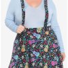 * Bottoms | Hunivers Disney Pixar Coco Sugar Skull & Guitar Velvet Suspender Skirt Plus Size