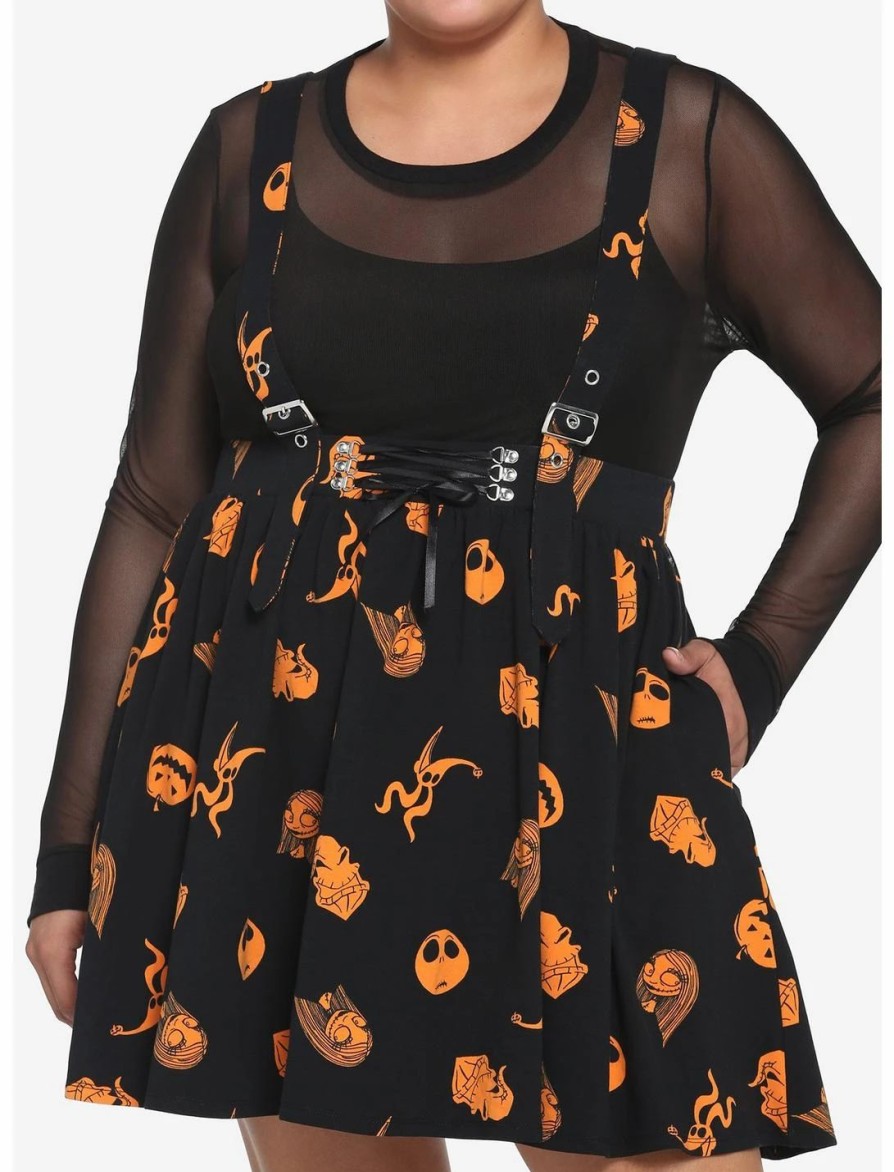 * Bottoms | Hunivers The Nightmare Before Christmas Characters Suspender Skirt Plus Size