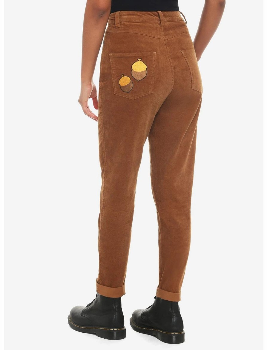 * Bottoms | Hunivers Disney Chip 'N' Dale Embroidered Corduroy Mom Jeans